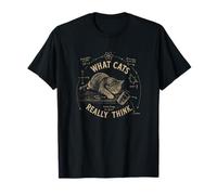 Funny Cat Física Humor Lo Que los Gatos Realmente piensan Ecuación Camiseta