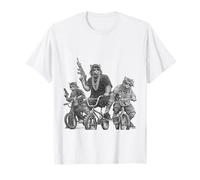 Funny Cat Gen Z Retro Hip Hop Meme Camiseta