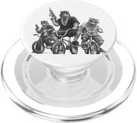 Funny Cat Gen Z Retro Hip Hop Meme PopSockets PopGrip para MagSafe