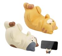 Funny Cat Holder süßer Katze, Niedlicher Handyhalter Katzenkopf Handyhalterung Tischhalter Tisch Ständer für Smartphone