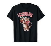 Funny Cat I Bring The Figgy Pudding Christmas Camiseta