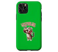 Funny Cat I Bring The Figgy Pudding Christmas Carcasa para iPhone 11 Pro