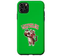Funny Cat I Bring The Figgy Pudding Christmas Carcasa para iPhone 11 Pro MAX