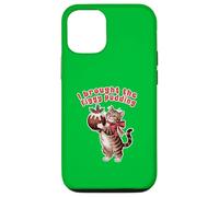 Funny Cat I Bring The Figgy Pudding Christmas Carcasa para iPhone 12/12 Pro