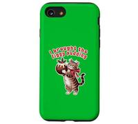 Funny Cat I Bring The Figgy Pudding Christmas Carcasa para iPhone SE (2020) / 7/8