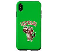 Funny Cat I Bring The Figgy Pudding Christmas Carcasa para iPhone XS MAX