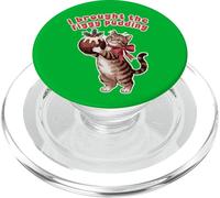 Funny Cat I Bring The Figgy Pudding Christmas PopSockets PopGrip para MagSafe