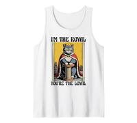 Funny Cat I'm The Royal Tú eres el gato leal amante de los gatos Camiseta sin Mangas