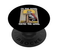 Funny Cat I'm The Royal Tú eres el gato leal amante de los gatos PopSockets PopGrip Adhesivo