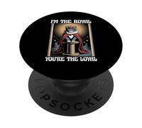 Funny Cat I'm The Royal Tú eres el gato leal amante de los gatos PopSockets PopGrip Adhesivo