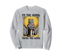 Funny Cat I'm The Royal Tú eres el gato leal amante de los gatos Sudadera