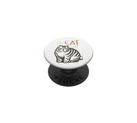 Funny Cat Juego de Palabras Big Cat Liar PopSockets PopGrip Adhesivo