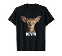 Funny Cat Kevin The Cat Oriental Shorthair Meme Irónico Camiseta