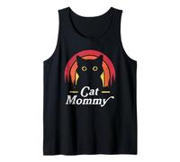 Funny Cat Lady Mommy Cat Lovers, Retro, la Mejor mamá de Gatos de la Historia Camiseta sin Mangas