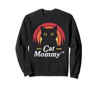 Funny Cat Lady Mommy Cat Lovers, Retro, la Mejor mamá de Gatos de la Historia Sudadera