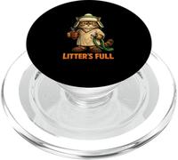 Funny Cat Litter's Full House Pet Lover Humor Lindo PopSockets PopGrip para MagSafe