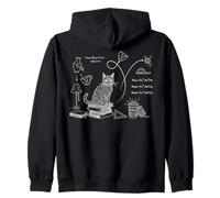 Funny Cat Math Physics Equations Science Humor Sudadera con Capucha