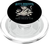 Funny Cat Meme Kitty Galletas Panadería Arte Vintage PopSockets PopGrip para MagSafe