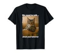 Funny Cat Meme Sarcastic Cat Boss Hilarious Cat Humor Camiseta