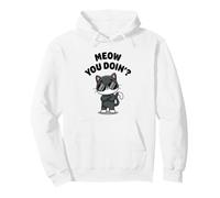 Funny Cat Meow You Doin? Lindo Gatito Kawaii Gato Cool Cat Meow Sudadera con Capucha