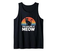Funny Cat Meows You Had Me At Meow Significado Funny Cat Memes Camiseta sin Mangas