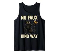 Funny Cat No Faux King Way Camiseta sin Mangas