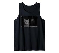 Funny Cat On Security Camera with Witch Halloween Camiseta sin Mangas