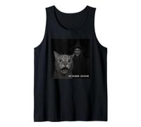 Funny Cat On Security Camera with Witch Halloween Camiseta sin Mangas