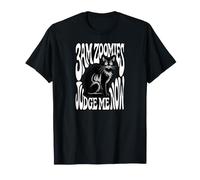 Funny Cat Owner 3AM Zoomies Judge Me Now Retro Camiseta