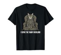 Funny Cat Owner I Serve The Tabby Overlord Camiseta