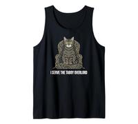 Funny Cat Owner I Serve The Tabby Overlord Camiseta sin Mangas