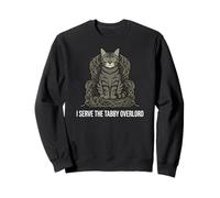 Funny Cat Owner I Serve The Tabby Overlord Sudadera