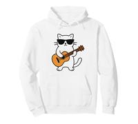 Funny Cat Playing Guitar Guitarist Men Women Kids Sudadera con Capucha