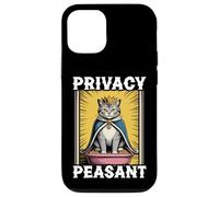 Funny Cat Privacy - Caja de arena para gatos campesinos Carcasa para iPhone 12/12 Pro