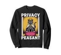 Funny Cat Privacy - Caja de Arena para Gatos Campesinos Sudadera