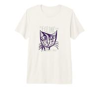 Funny Cat Pun I'm Feline Fine, ¿y tú? Camiseta Premium