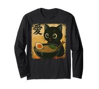 Funny Cat Ramen Graphic Japanese Kawaii Manga Anime Manga Larga