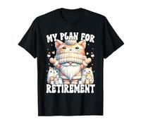 Funny Cat Retirement Saying For Cat Lover Retired Cat Dad Camiseta
