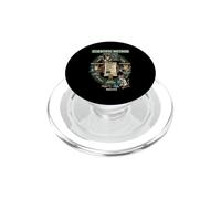 Funny Cat Scientific Method Physics Teacher Science PopSockets PopGrip para MagSafe