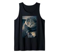 Funny Cat - Scottish Fold Camiseta sin Mangas