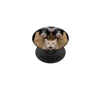 Funny Cat Selfie with Pigs Design - Cute Animal Pig Lovers PopSockets PopGrip Adhesivo