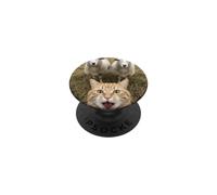 Funny Cat Selfie with Sheep Cute Farm Animal Kids & Adults PopSockets PopGrip Adhesivo