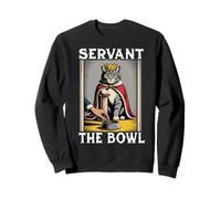 Funny Cat Servant The Bowl Cat Lover Cat Sudadera