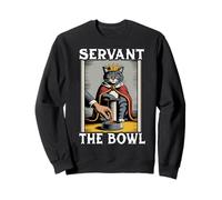 Funny Cat Servant The Bowl Cat Lover Cat Sudadera