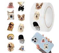 Funny Cat Stickers - 500 Sheet/Roll Decals Decoration, Students Notebook Decoration,for Classroom School Office Journaling Scrapbook Notebook Laptop Waterbottle Workbook Skateboard