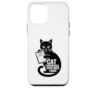 Funny Cat supervisa Cada Movimiento Que Hago Humor Carcasa para iPhone 12 Mini