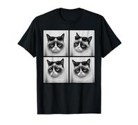 Funny Cat Wearing Sunglasses Photobooth Cat Meme Selfie Camiseta