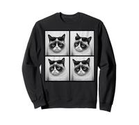 Funny Cat Wearing Sunglasses Photobooth Cat Meme Selfie Sudadera