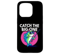 Funny Catch The Big One Fishing Fish Carcasa para iPhone 15 Pro