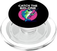 Funny Catch The Big One Fishing Fish PopSockets PopGrip para MagSafe